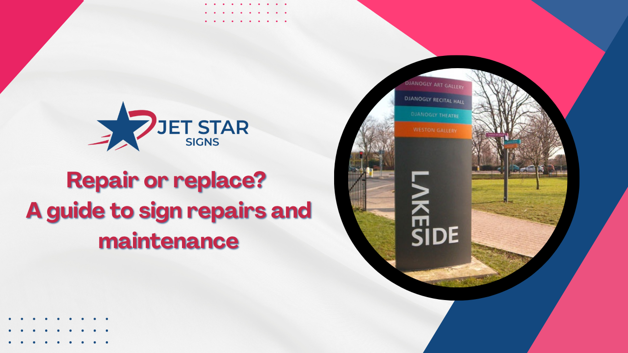 sign repairs