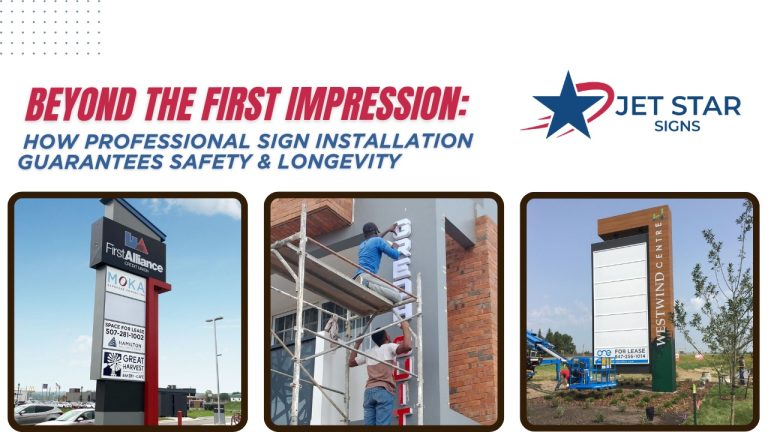 sign installation
