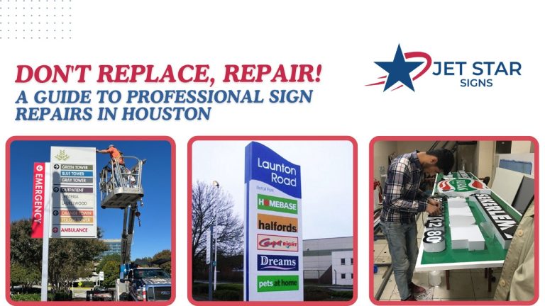 sign repairs