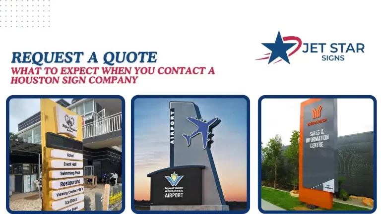 Request a Quote - Jet Star Signs