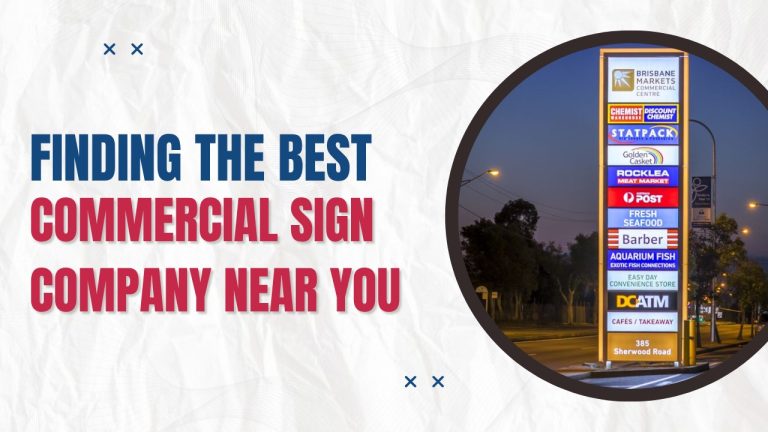 commercial sign