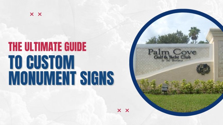 monument sign
