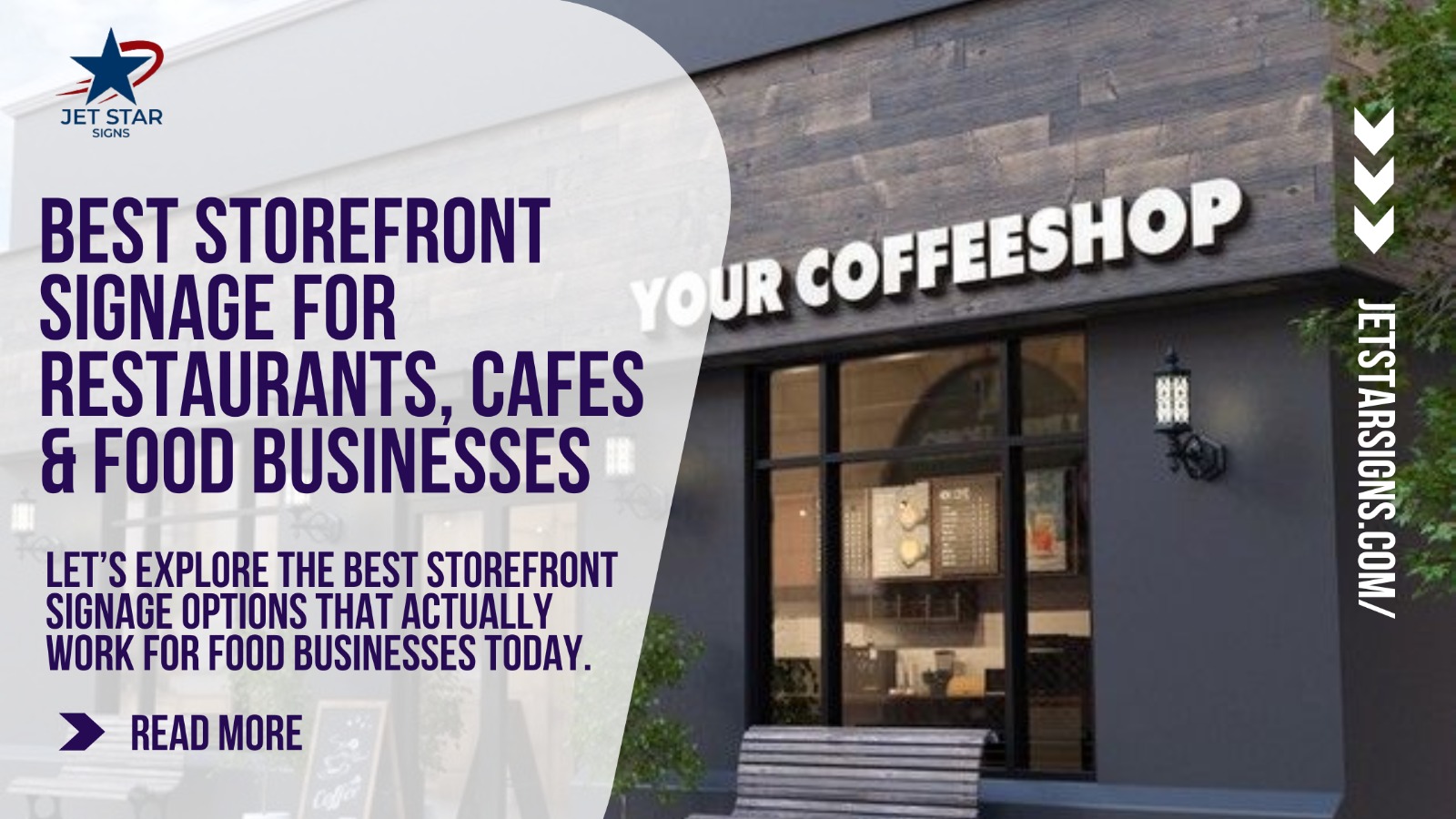 Best Storefront Signage for Restaurants, Cafes & Food Businesses