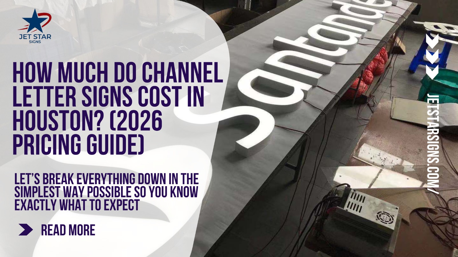 How Much Do Channel Letter Signs Cost in Houston? (2026 Pricing Guide)
