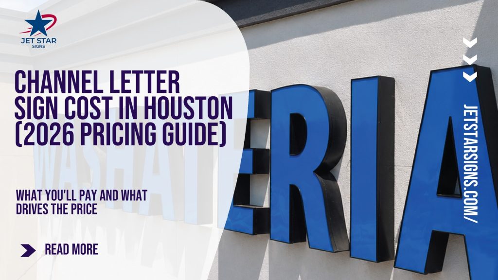 Channel Letter Sign Cost in Houston (2026 Pricing Guide)